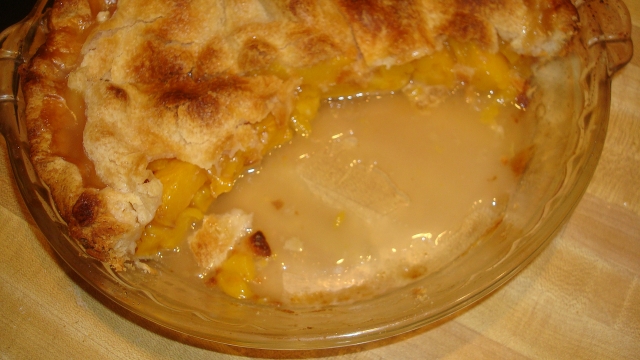 early peach pie